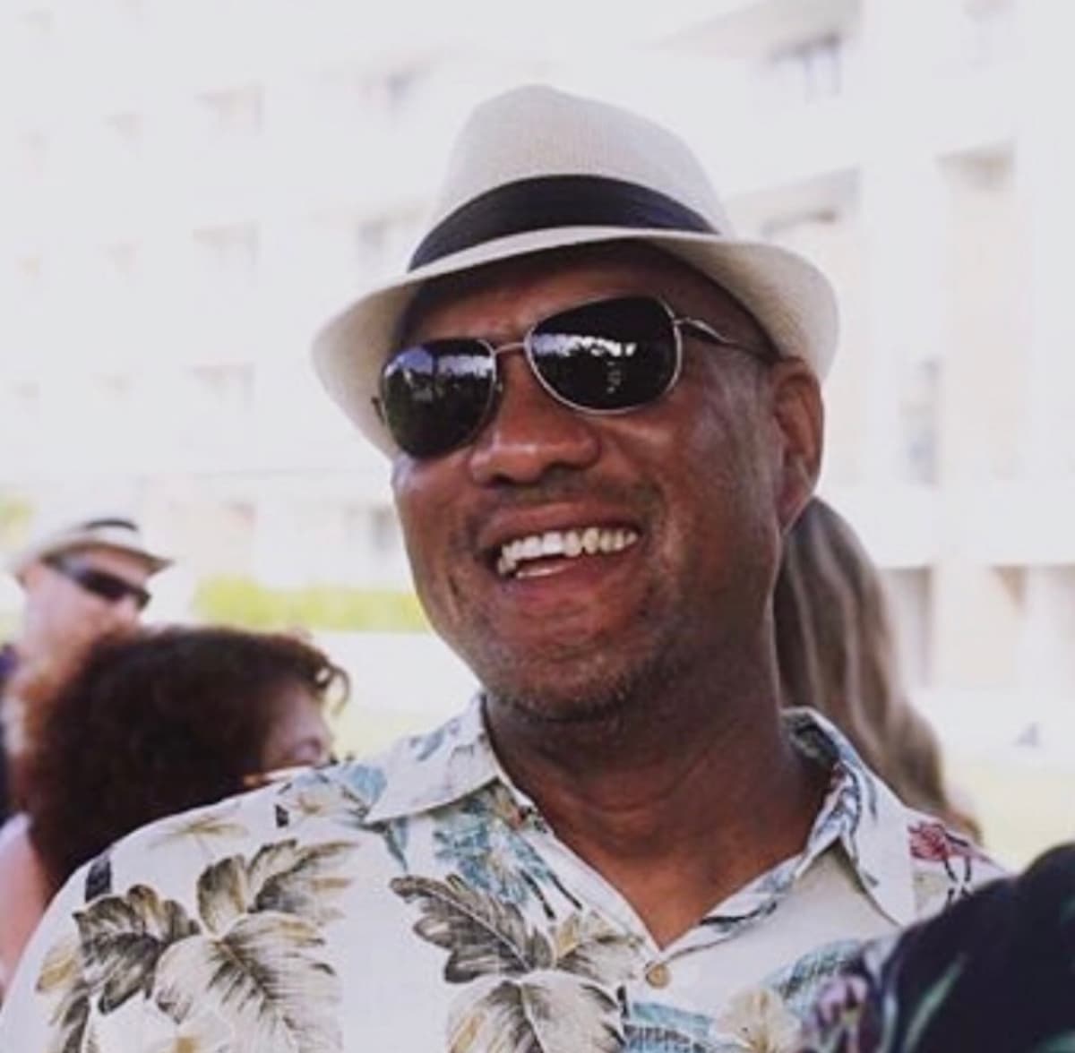 Pat Tallungan smiling